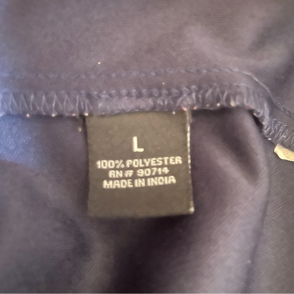 2 for 1.  Lot of two handkerchief hem high neck halter tops sz L paisley EUC - Picture 4 of 11